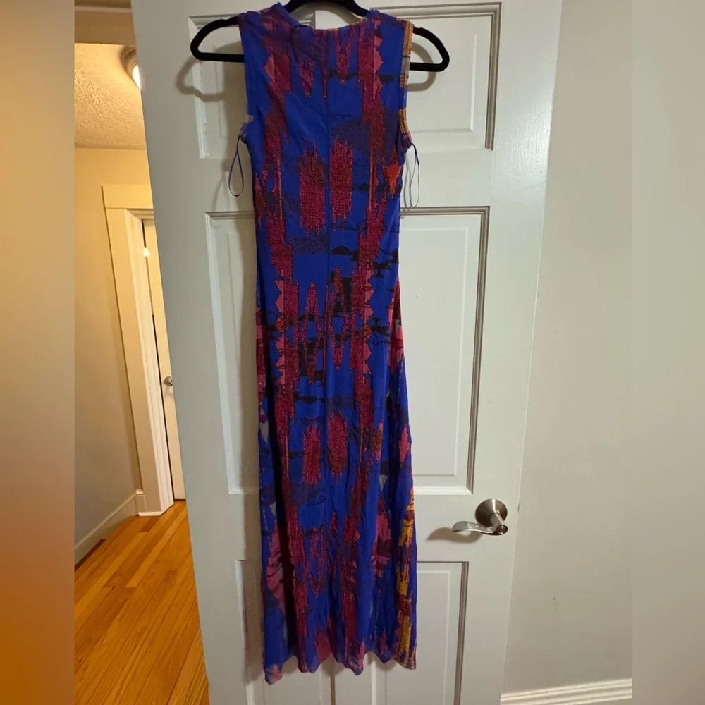 Fuzzi Ikat Mesh Dress - Picture 2 of 5